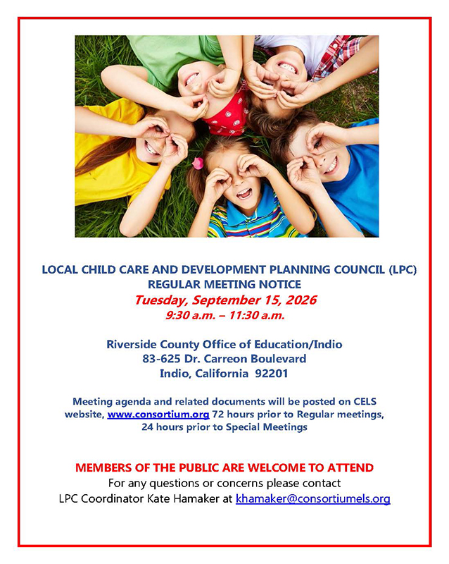 LPC Special Meeting Notice September